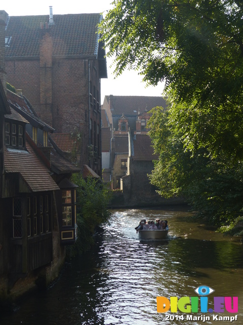 FZ008652 Boat in canal